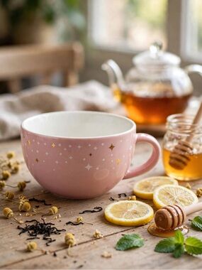 DAVIDsTEA Pink Teacup Mug